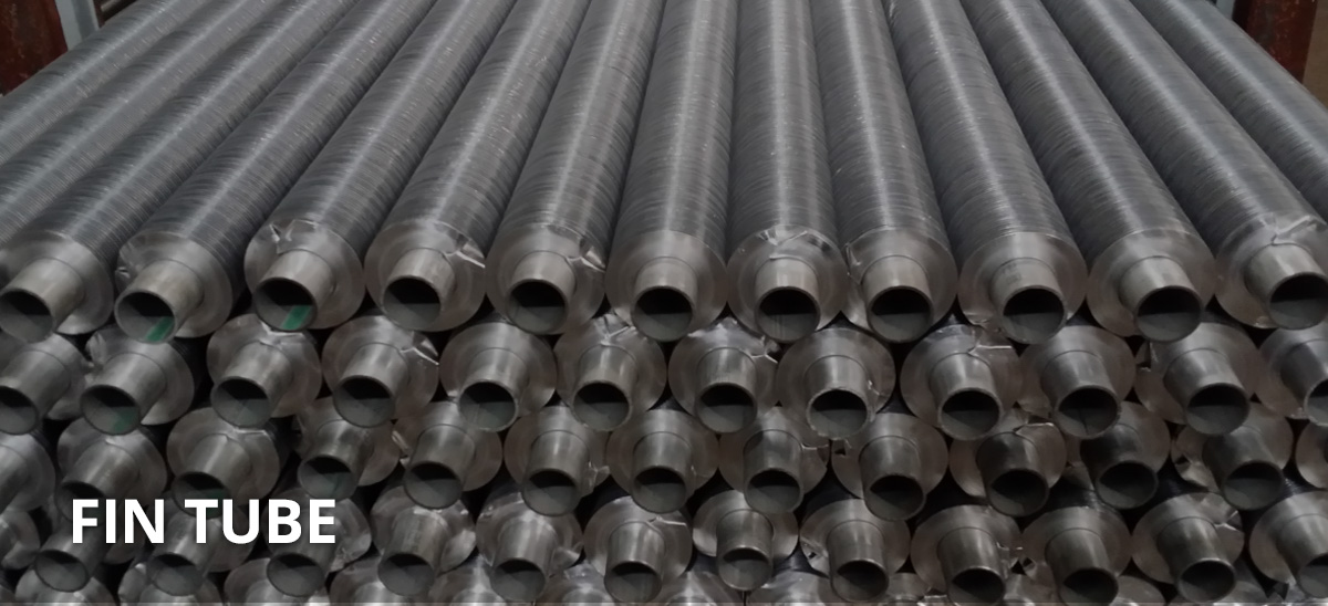 Fin tube banner